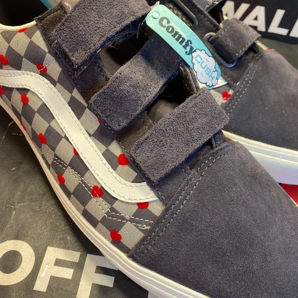 Vans Men's 4/Women's 5.5 Comfycush Old Skool Autism Hearts Asphalt VN0A7Q9A109 - Picture 9 of 14